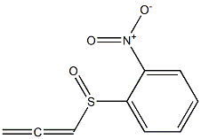 1-[(2-Nitrophenyl)sulfinyl]allene Struktur