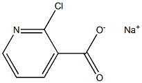 2-Chloro-3-pyridinecarboxylic acid sodium salt Struktur