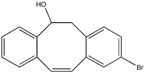 9-Bromo-5,6-dihydrodibenzo[a,e]cycloocten-5-ol Struktur