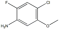 2-Fluoro-4-chloro-5-methoxyaniline Struktur