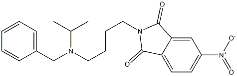 N-[4-(Isopropylbenzylamino)butyl]-4-nitrophthalimide Struktur