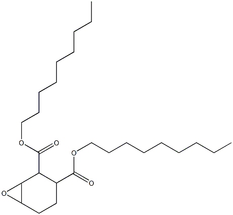 7-Oxabicyclo[4.1.0]heptane-2,3-dicarboxylic acid dinonyl ester Struktur