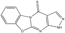 1,2,4a,10-Tetraaza-9-oxacyclopenta[b]fluorene-4(1H)-thione Struktur