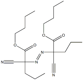 2,2'-Azobis(2-cyanovaleric acid)dibutyl ester Struktur