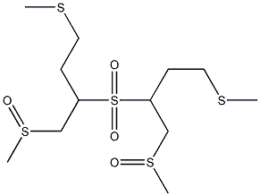 [2-(Methylthio)ethyl][2-(methylsulfinyl)ethyl] sulfone Struktur