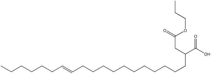 2-(12-Nonadecenyl)succinic acid 1-hydrogen 4-propyl ester Struktur