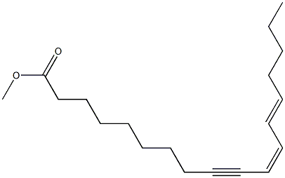 (11Z,13E)-11,13-Octadecadien-9-ynoic acid methyl ester Struktur