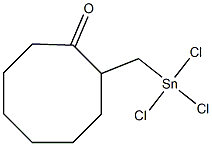 2-[(Trichlorostannyl)methyl]cyclooctan-1-one Struktur