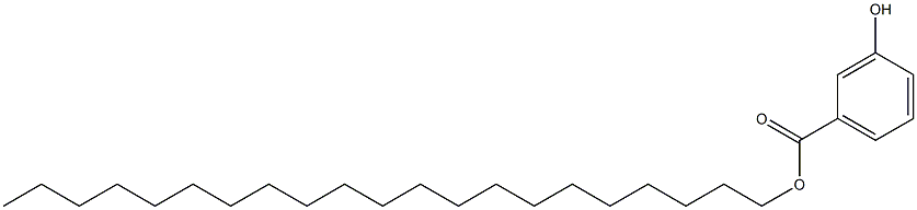 3-Hydroxybenzoic acid henicosyl ester Struktur