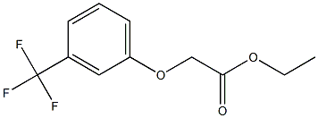 [m-(Trifluoromethyl)phenoxy]acetic acid ethyl ester Struktur