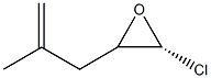 (2R)-2-Chloro-3-(2-methyl-2-propenyl)oxirane Struktur