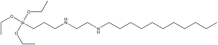 3-(Triethoxysilyl)-N-[2-(undecylamino)ethyl]propan-1-amine Struktur