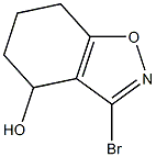 3-Bromo-4,5,6,7-tetrahydro-1,2-benzisoxazol-4-ol Struktur