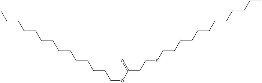 3-(Dodecylthio)propionic acid tetradecyl ester Struktur