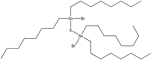 Bis(dioctylbromostannyl) sulfide Struktur