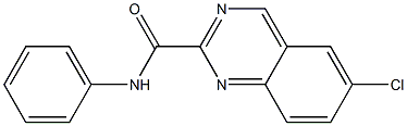 N-Phenyl-6-chloroquinazoline-2-carboxamide Struktur