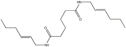 N,N'-Di(2-hexenyl)adipamide Struktur