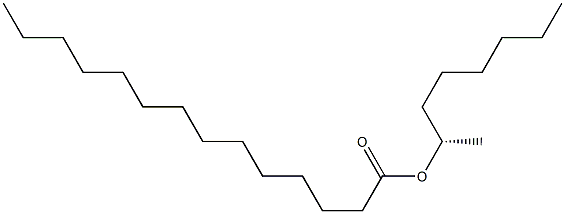 (+)-Myristic acid [(S)-1-methylheptyl] ester Struktur