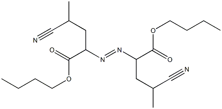 2,2'-Azobis(4-cyanovaleric acid)dibutyl ester Struktur