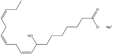 8-Hydroxylinoleic acid sodium salt Struktur