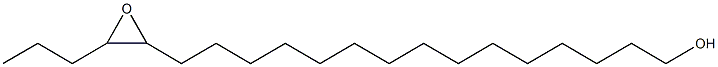 16,17-Epoxyicosan-1-ol Struktur