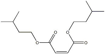 (Z)-2-Butenedioic acid di(3-methylbutyl) ester Struktur