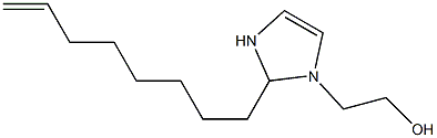 2-(7-Octenyl)-4-imidazoline-1-ethanol Struktur