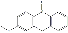 2-Methoxy-9H-thioxanthene 10-oxide Struktur