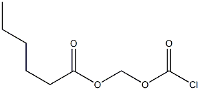 Chlorocarbonic acid hexanoyloxymethyl ester Struktur