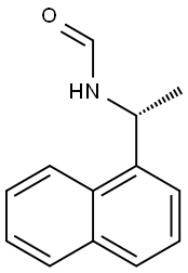 (+)-N-[(R)-1-(1-Naphtyl)ethyl]formamide Struktur