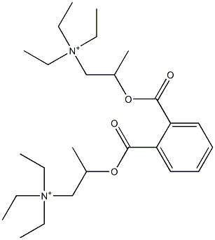 2,2'-(Phthaloylbisoxy)bis(N,N,N-triethyl-1-propanaminium) Struktur