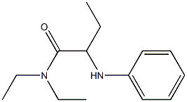 2-Anilino-N,N-diethylbutyramide Struktur