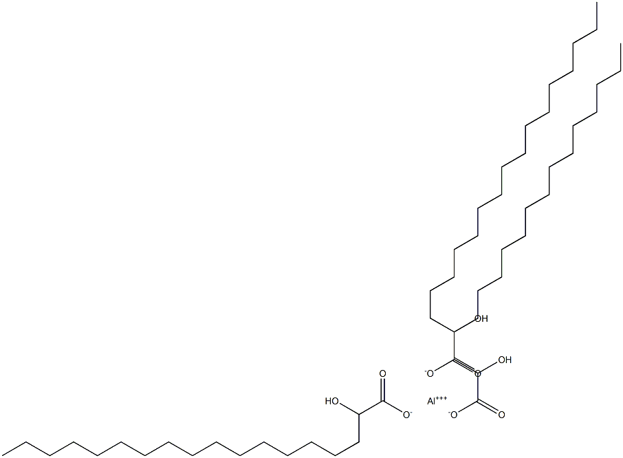 Tris(2-hydroxystearic acid)aluminum salt Struktur