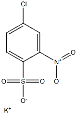 4-Chloro-2-nitrobenzenesulfonic acid potassium salt Struktur