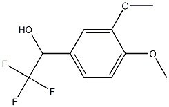 1-(3,4-Dimethoxyphenyl)-2,2,2-trifluoroethanol Struktur