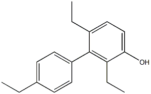 2,4-Diethyl-3-(4-ethylphenyl)phenol Struktur