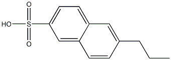 6-Propyl-2-naphthalenesulfonic acid Struktur