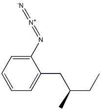 (-)-1-Azido-2-[(R)-2-methylbutyl]benzene Struktur