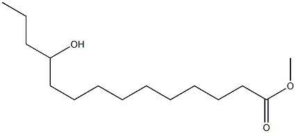 11-Hydroxytetradecanoic acid methyl ester Struktur