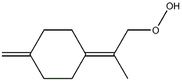 p-Mentha-1(7),4(8)-dien-9-yl hydroperoxide Struktur