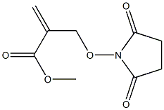 2-[(2,5-Dioxo-1-pyrrolidinyl)oxymethyl]acrylic acid methyl ester Struktur