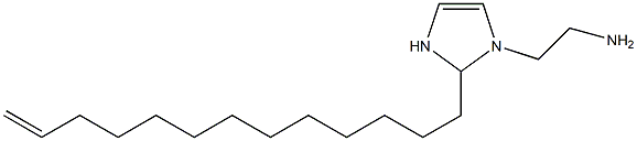 1-(2-Aminoethyl)-2-(12-tridecenyl)-4-imidazoline Struktur