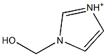 1-(Hydroxymethyl)imidazolium Struktur