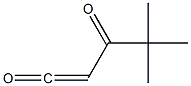 4,4-Dimethyl-1-pentene-1,3-dione Struktur