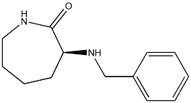 (3S)-3-(Benzylamino)hexahydro-2H-azepin-2-one Struktur