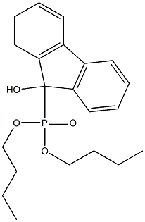 [9-Hydroxy-9H-fluoren-9-yl]phosphonic acid dibutyl ester Struktur