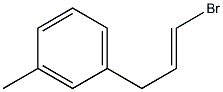 1-(3-Bromoallyl)-3-methylbenzene Struktur