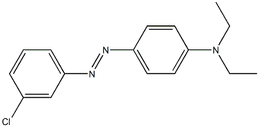 3-Chloro-4'-(diethylamino)azobenzene Struktur