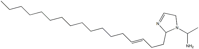 1-(1-Aminoethyl)-2-(3-heptadecenyl)-3-imidazoline Struktur