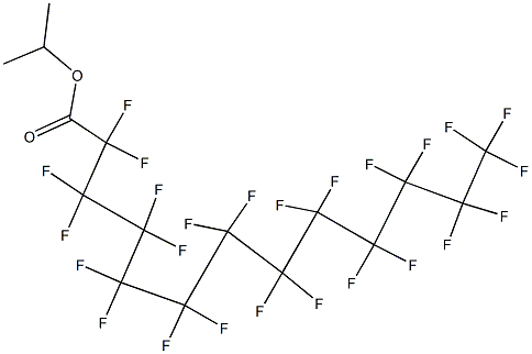 Pentacosafluorotridecanoic acid isopropyl ester Struktur